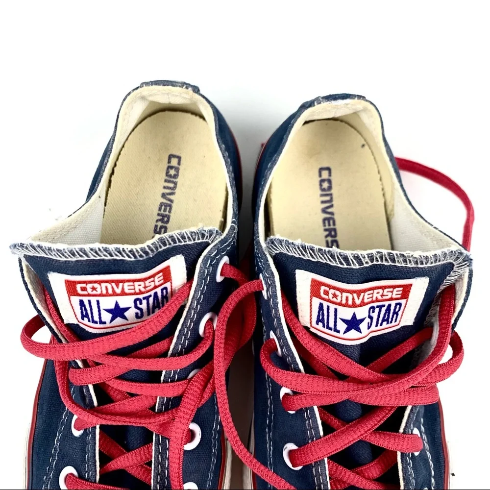 Converse All Star Kids Navy Low Top Sneakers Size 2